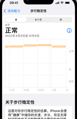 雅星镇iPhone手机维修如何在iPhone开启'步行稳定性通知'