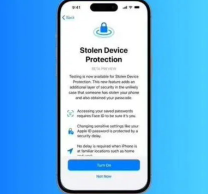 雅星镇苹果授权维修店分享被盗设备保护功能开启方法 