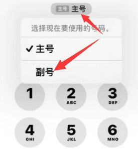 雅星镇苹果14维修店分享iPhone 14 Pro Max使用副卡打电话的方法 